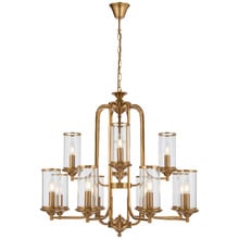 Esra Brass Iron 12 Light Pendant